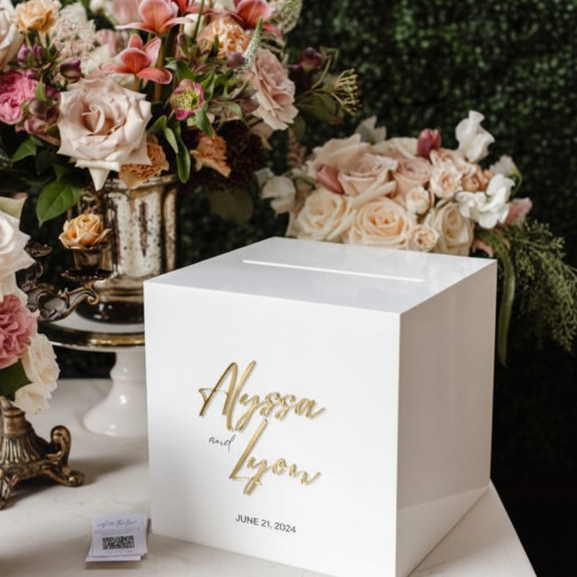 Acrylic Wedding Boxes