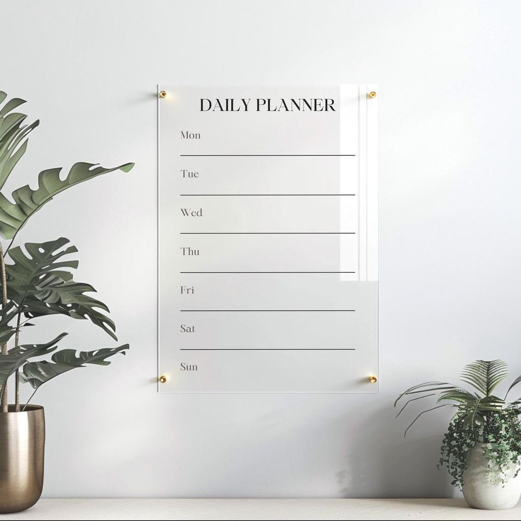 Acrylic Vision Planners