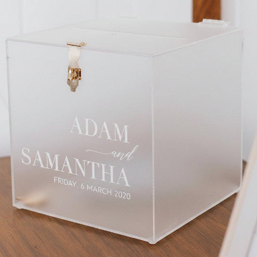Acrylic Wedding Boxes
