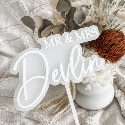 Custom Acrylic Cake Toppers