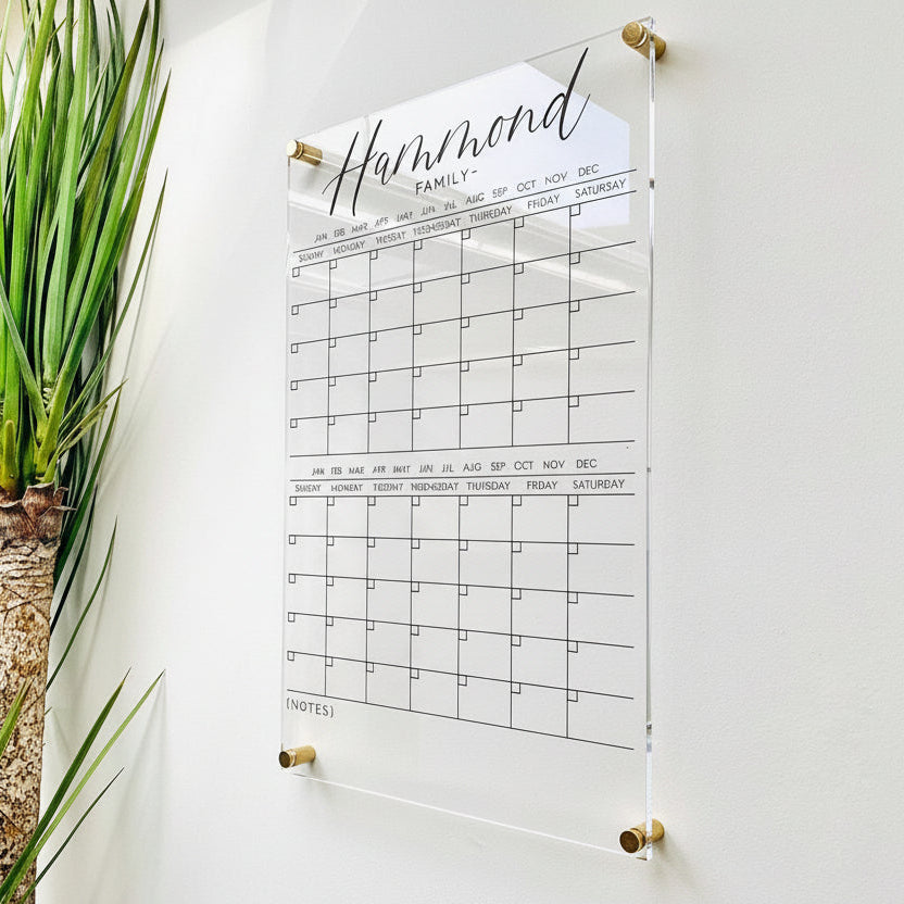 Acrylic Vision Planners