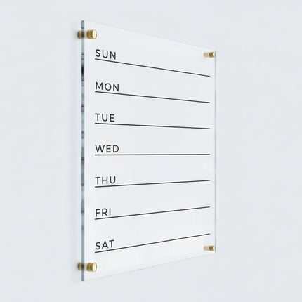 Acrylic Vision Planners
