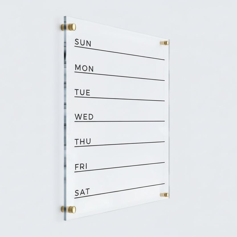 Acrylic Vision Planners