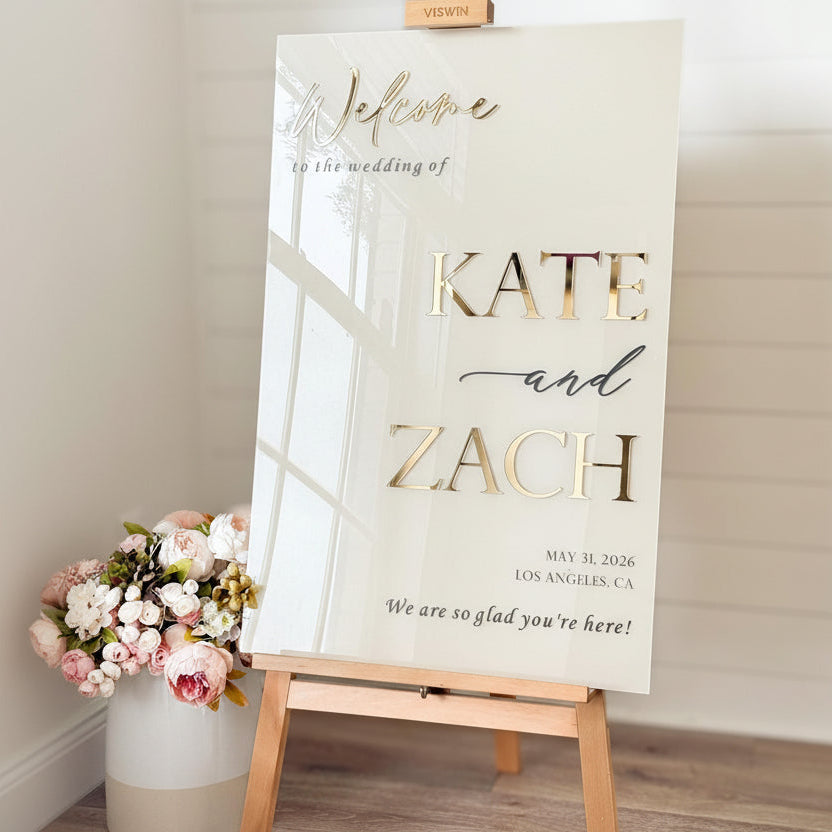 Acrylic Welcome Signage