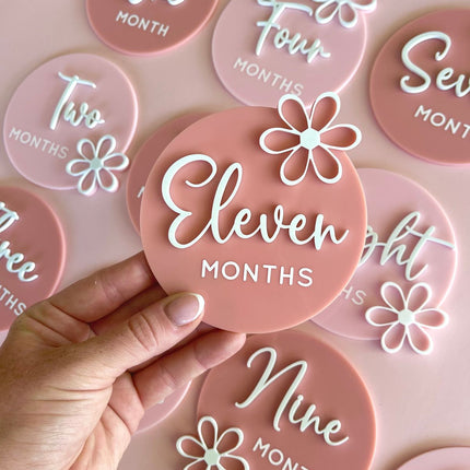 13cm Baby Milestones Discs