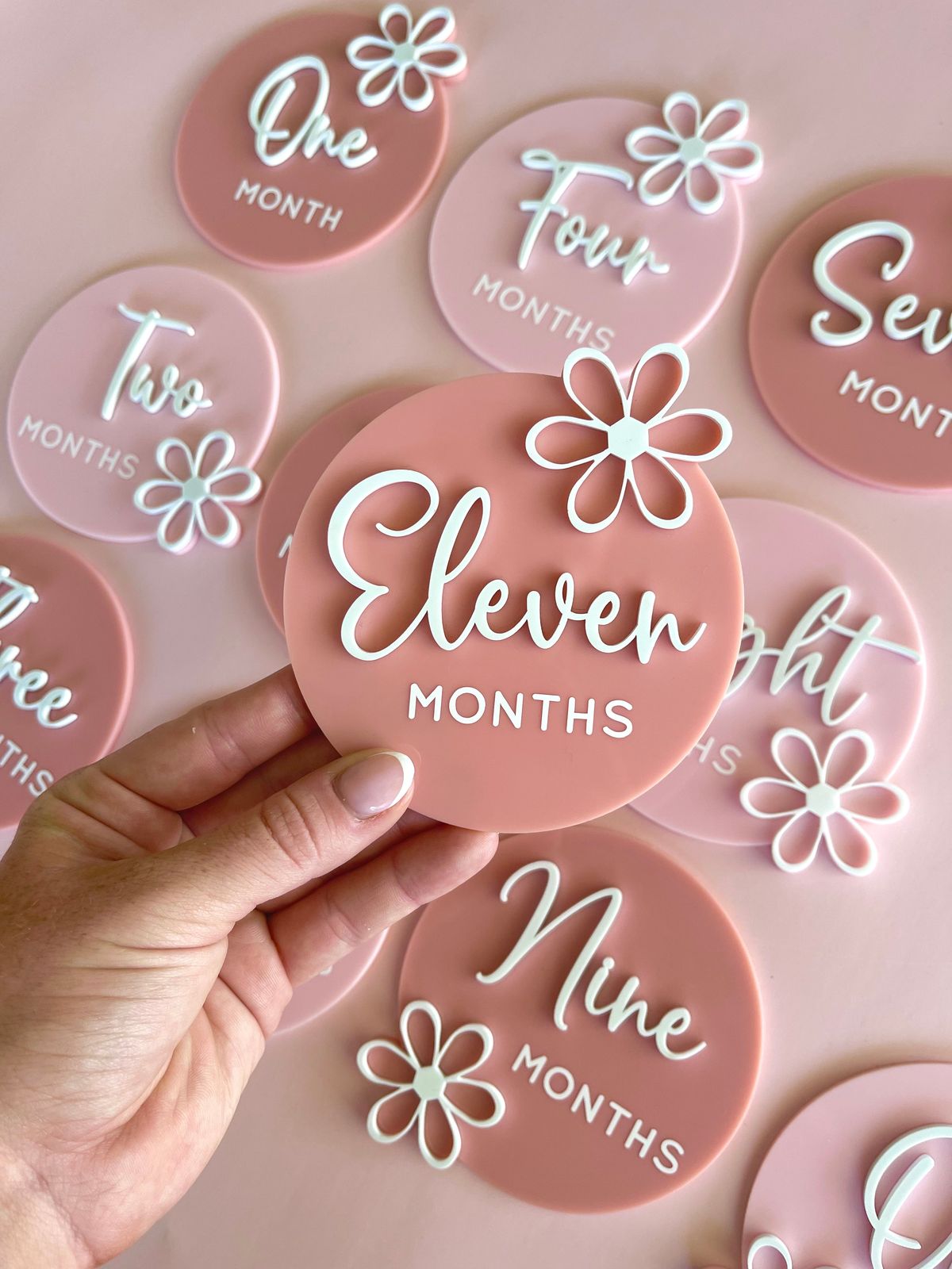13cm Baby Milestones Discs