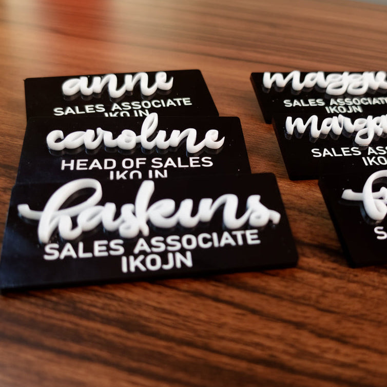 Acrylic Name Tags