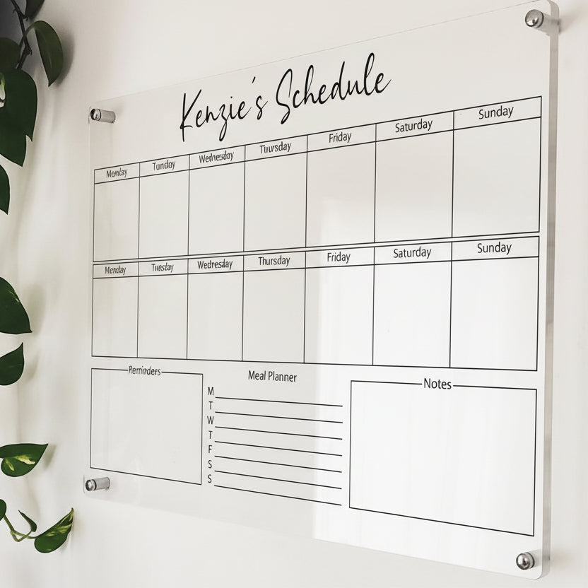 Acrylic Vision Planners