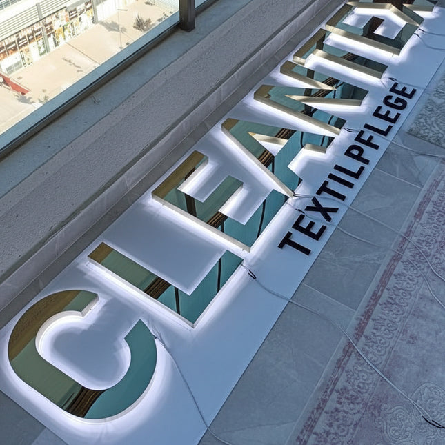 3D Backlit Outdoor Sign