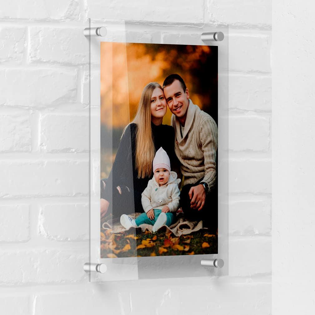 Single-layered UV Printed Acrylic Frameless Frames