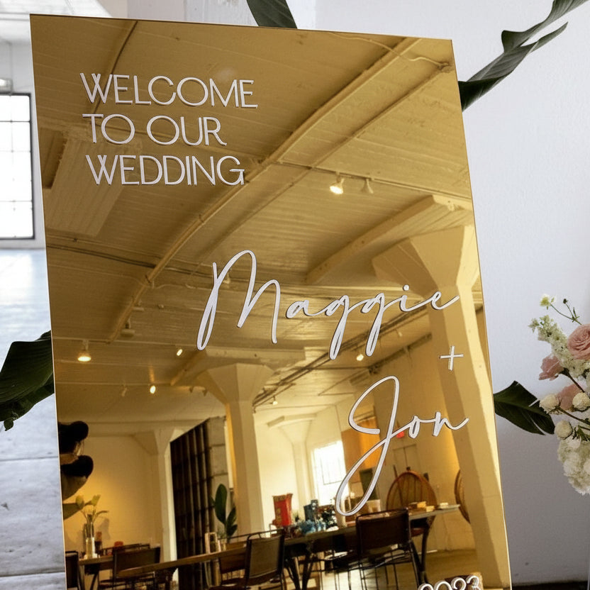 Acrylic Welcome Signage