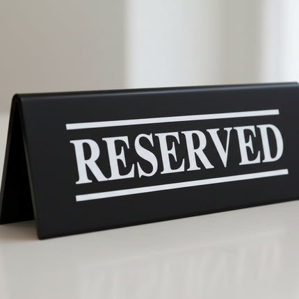 Acrylic Buffet Tags