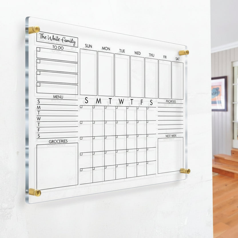 Acrylic Vision Planners