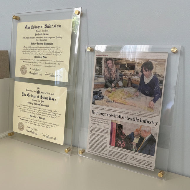 Double - Layered Acrylic License Holders