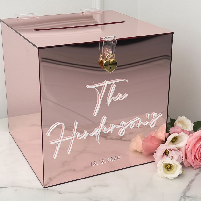 Acrylic Wedding Boxes