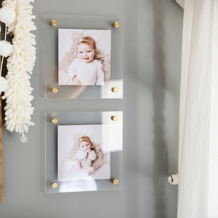 Double-layered Acrylic Frameless Frames