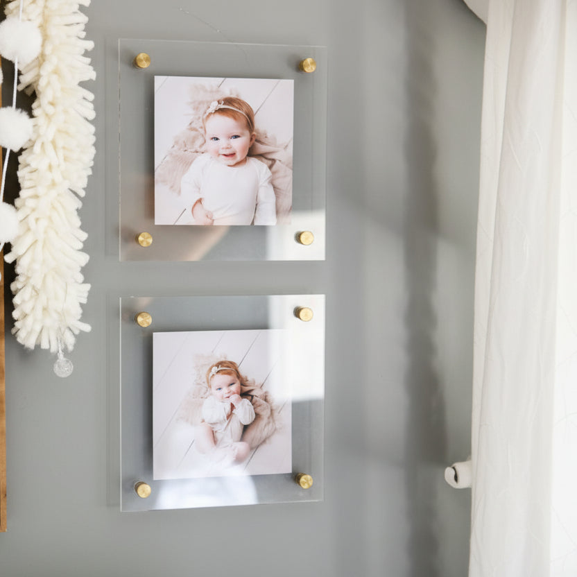 Double-layered Acrylic Frameless Frames