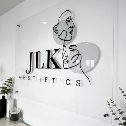 2D Business Sign with Background