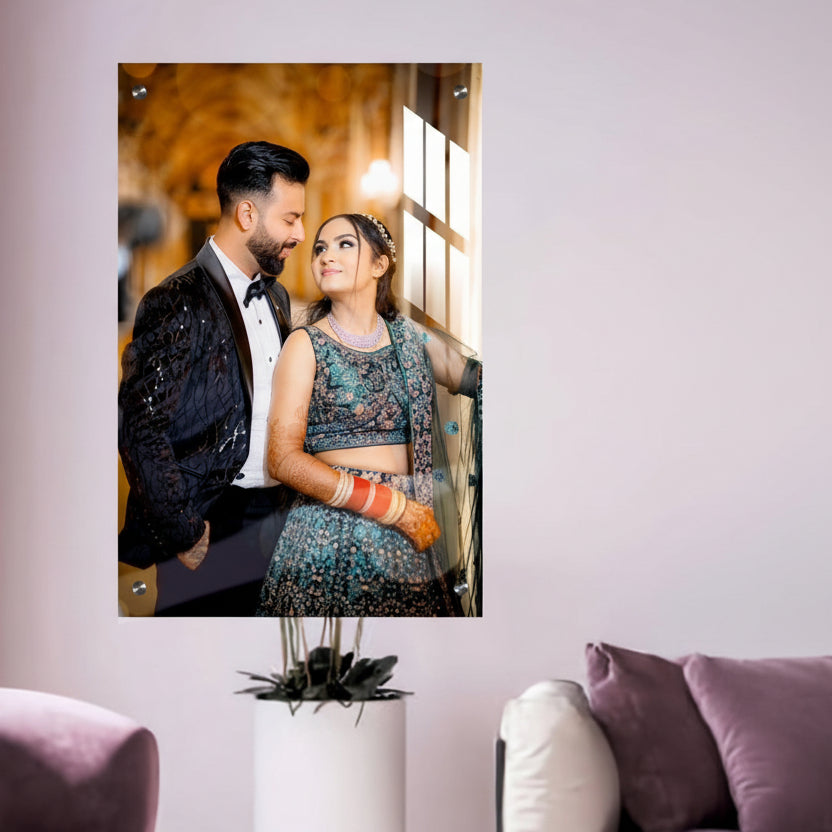 Single-layered UV Printed Acrylic Frameless Frames