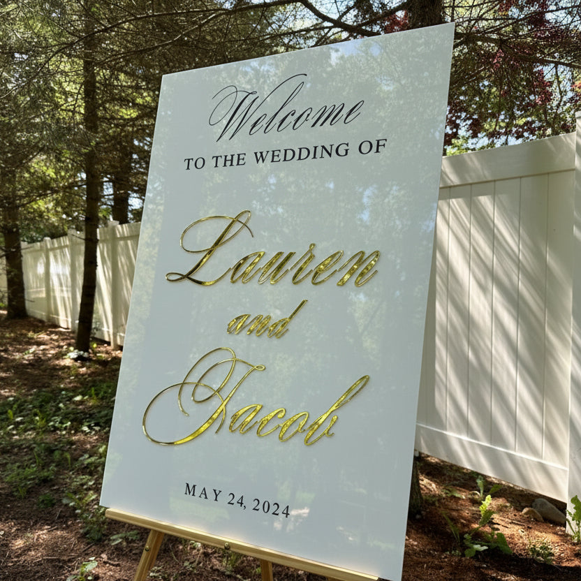 Acrylic Welcome Signage