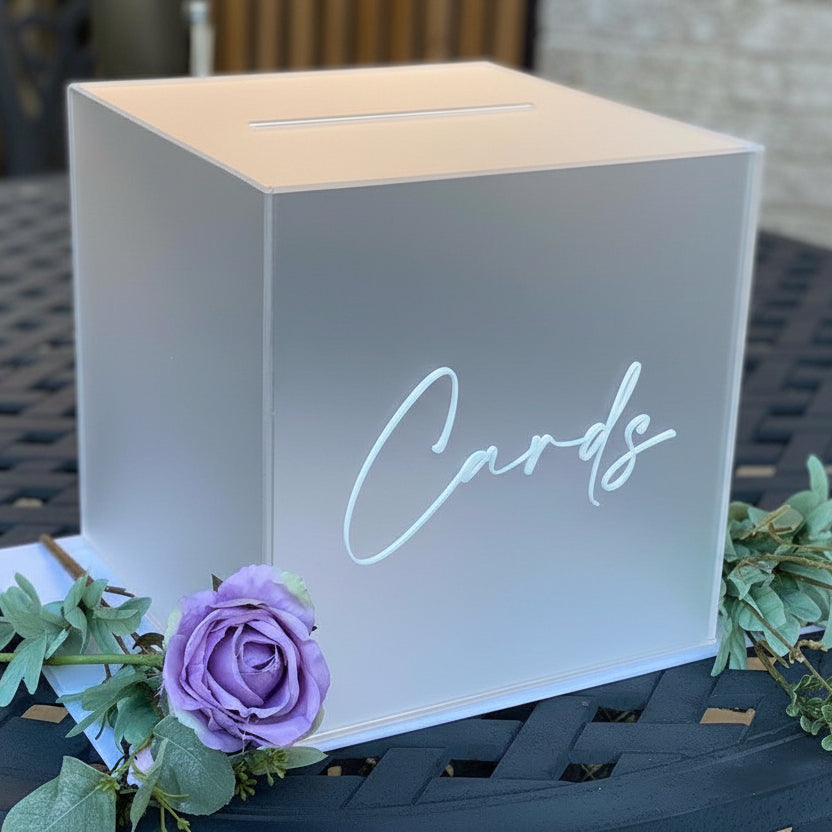 Acrylic Wedding Boxes