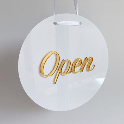 Open/Close Acrylic Sign