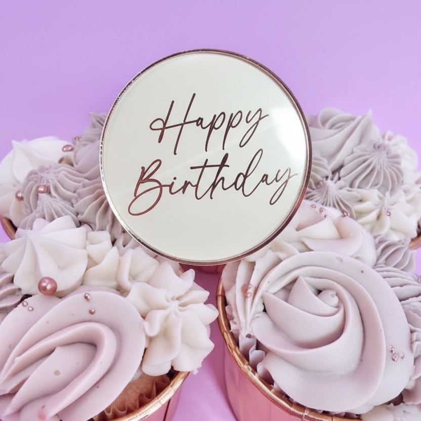 Custom Acrylic Cupcake Tags