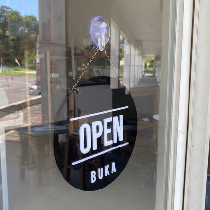 Open/Close Acrylic Sign