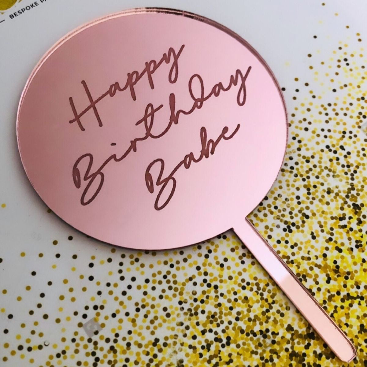 Custom Acrylic Cake Toppers