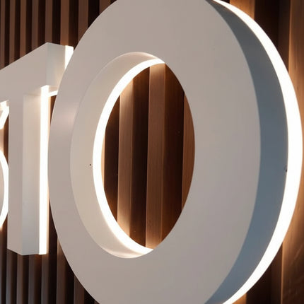 3D Backlit Outdoor Sign