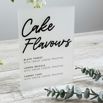 Acrylic Event Sign With Stand