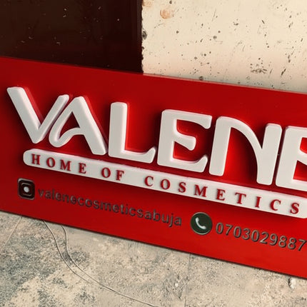 3D Backlit Outdoor Sign