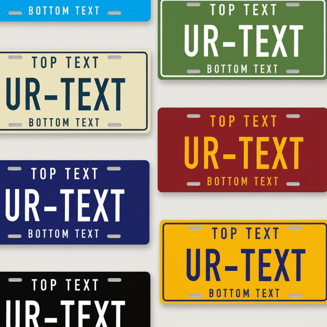 Acrylic Custom- Made License Plate