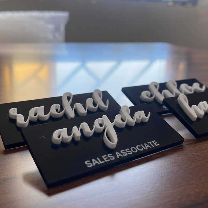 Acrylic Name Tags