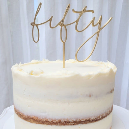Custom Acrylic Cake Toppers
