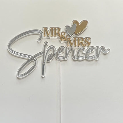 Custom Acrylic Cake Toppers