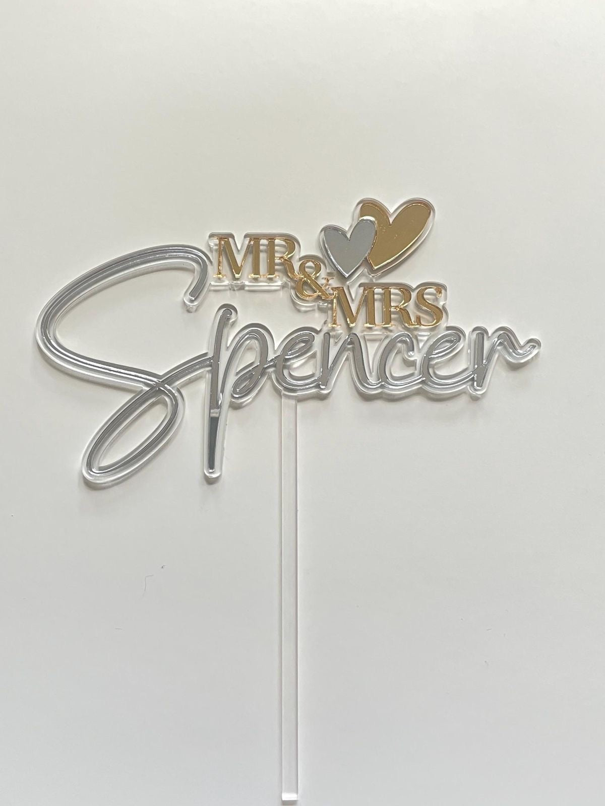 Custom Acrylic Cake Toppers