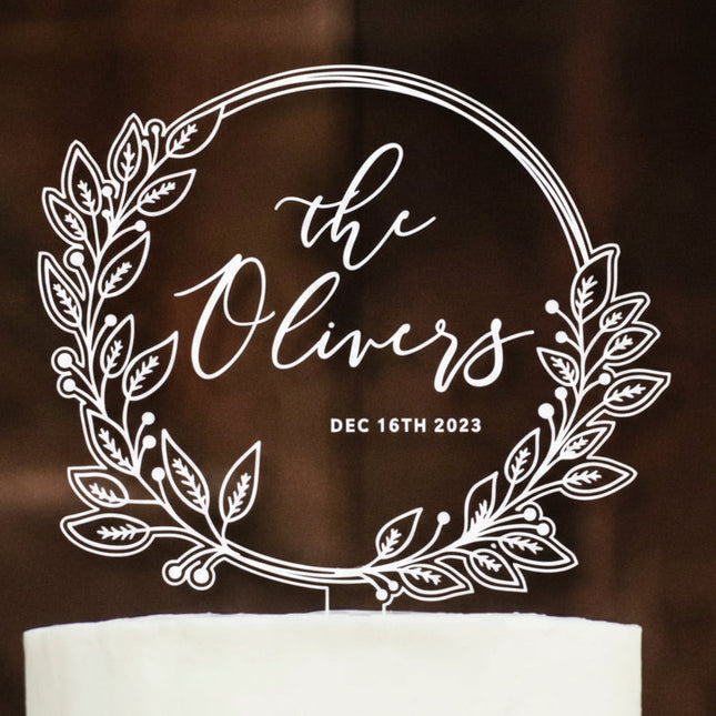 Custom Acrylic Cake Toppers