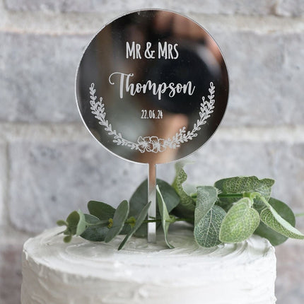 Custom Acrylic Cake Toppers