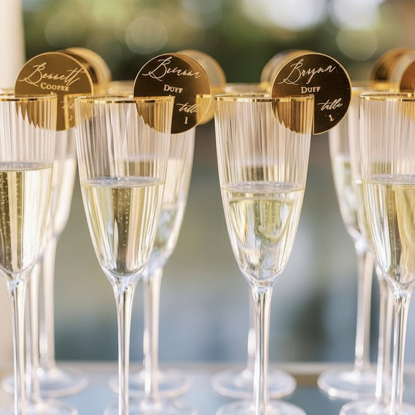 Acrylic Drink Tags & Stirrers