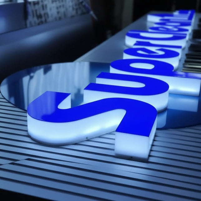3D Backlit Outdoor Sign