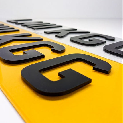 Acrylic Custom- Made License Plate