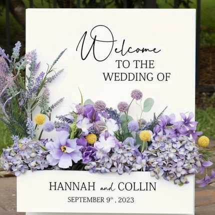 Flower Box Welcome Signage