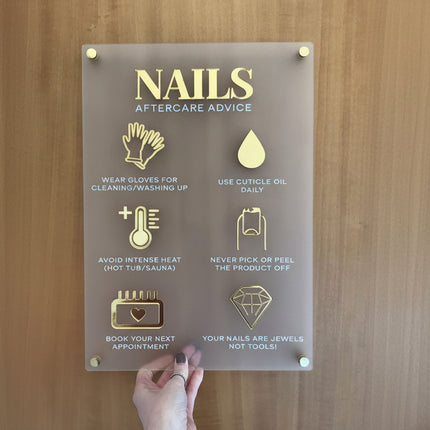 2D Acrylic Reception Signs