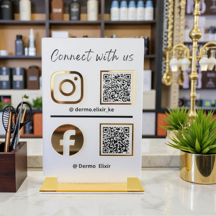 2D Acrylic Reception Signs