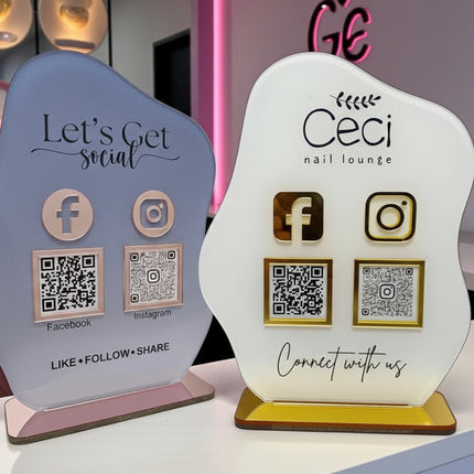 2D Acrylic Reception Signs