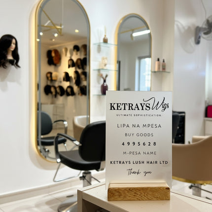 2D Acrylic Reception Signs