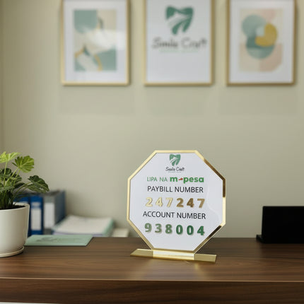2D Acrylic Reception Signs