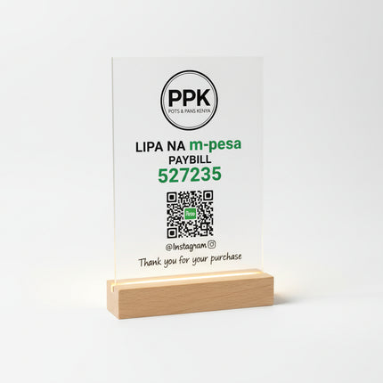 2D Acrylic Reception Signs