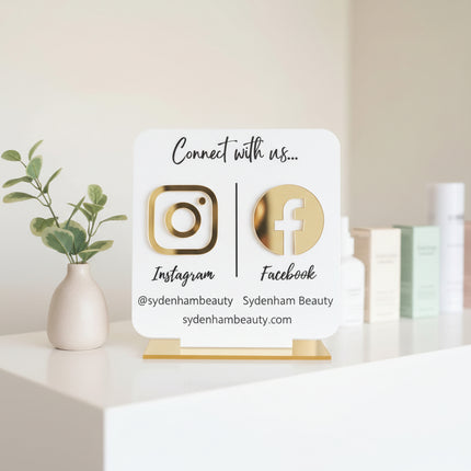 2D Acrylic Reception Signs